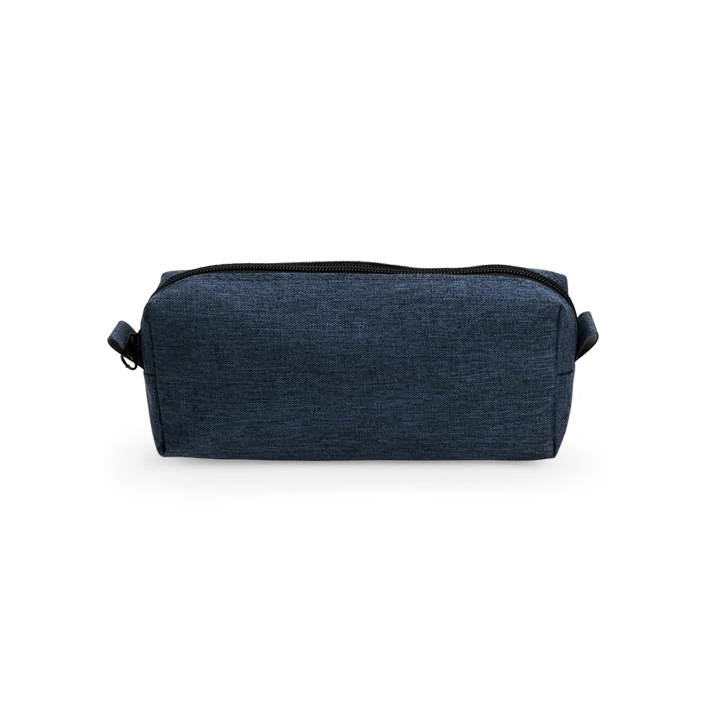 Nécessaire Poliéster PVC Mescla, cor AZUL