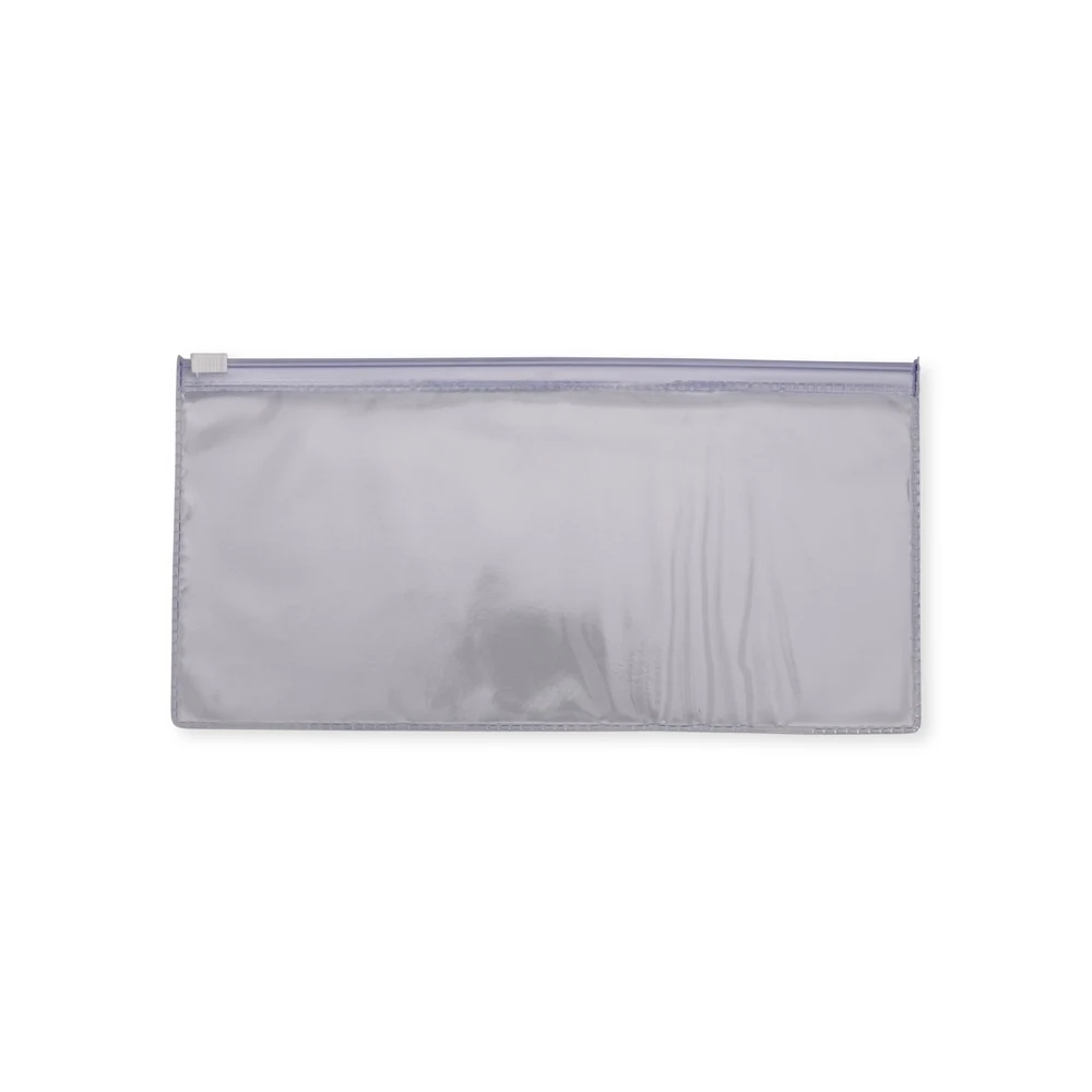 Estojo Zip Zap, cor TRANSPARENTE