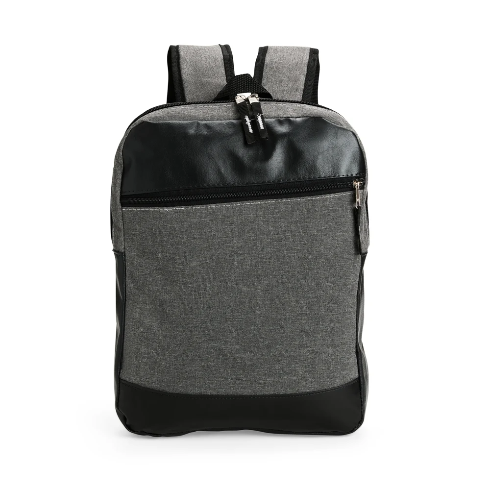 Mochila Poliéster PVC Mescla 11 Litros, cor CINZA COM PRETO