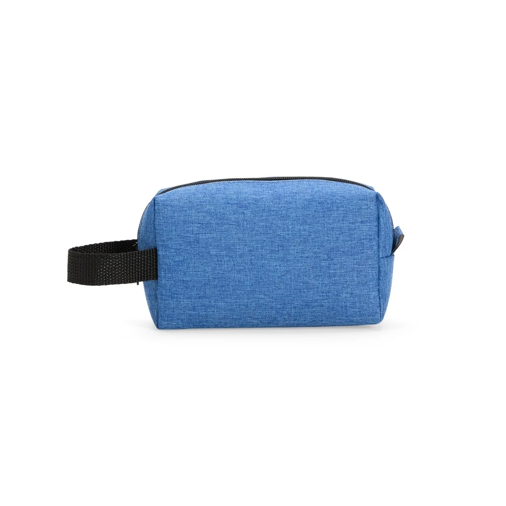 Nécessaire Poliéster PVC Mescla, cor AZUL