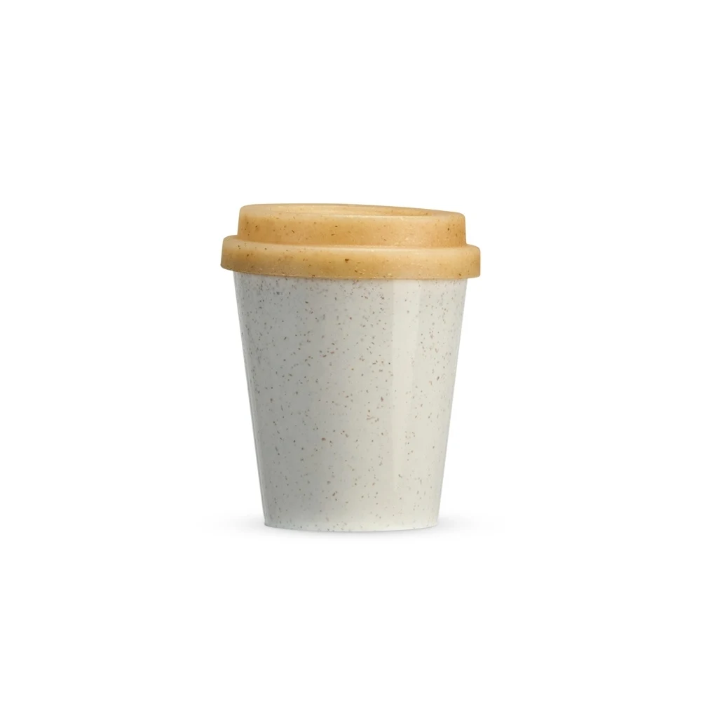Copo Fibra de Arroz 350ml, cor BEGE