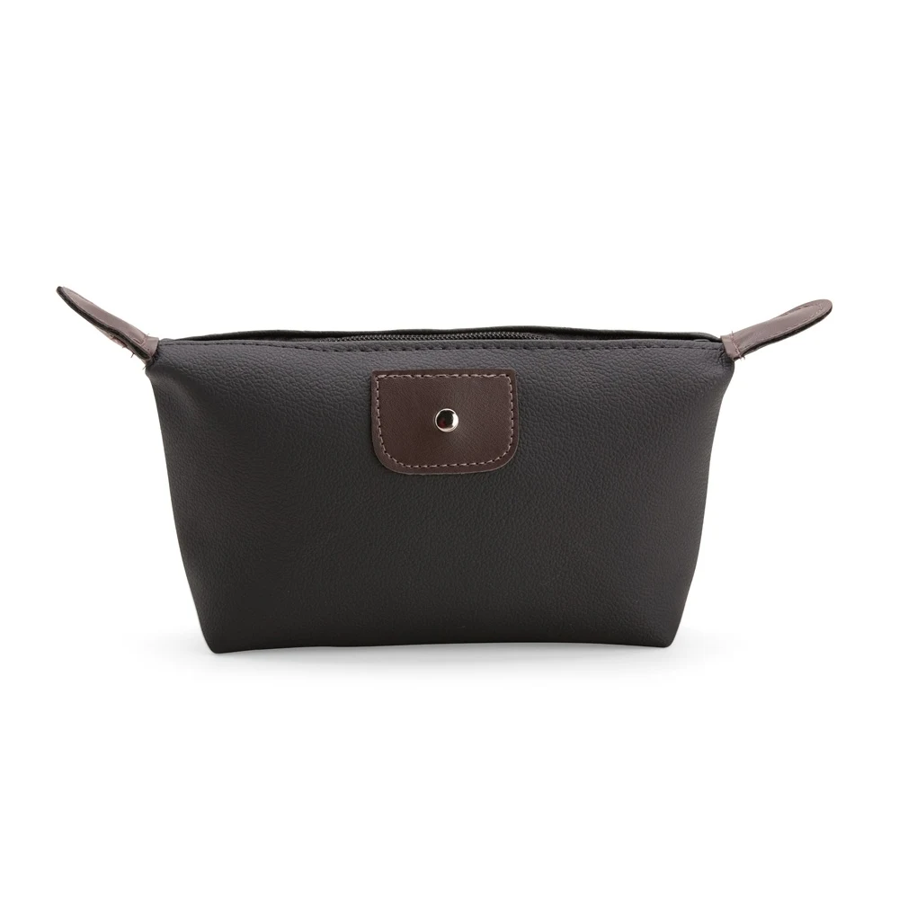 Nécessaire de Couro Sintético, cor PRETO