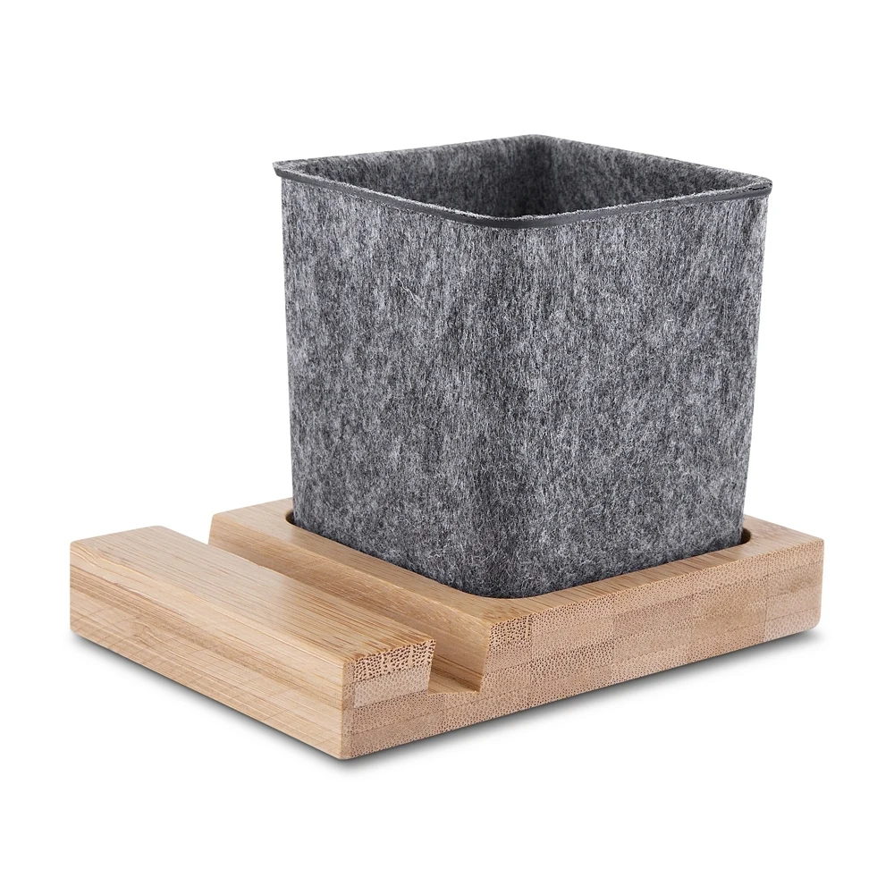 Porta-Objetos de Mesa, cor BAMBU