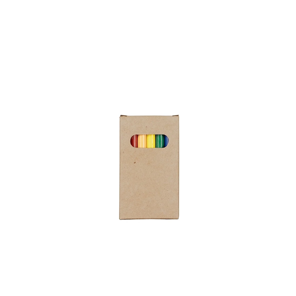 Kit Giz de Cera 6 Cores, cor COLORIDO
