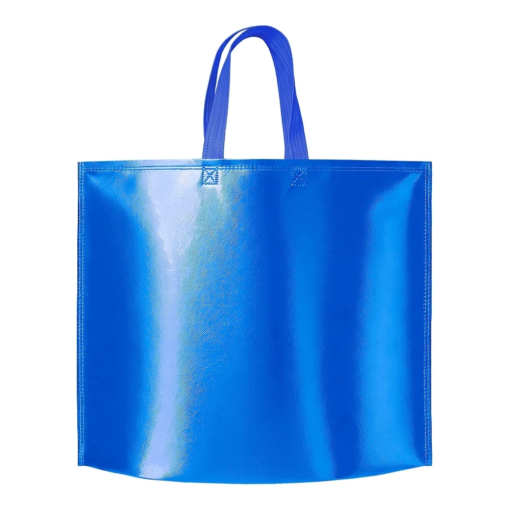 Sacola TNT Metalizado, cor AZUL