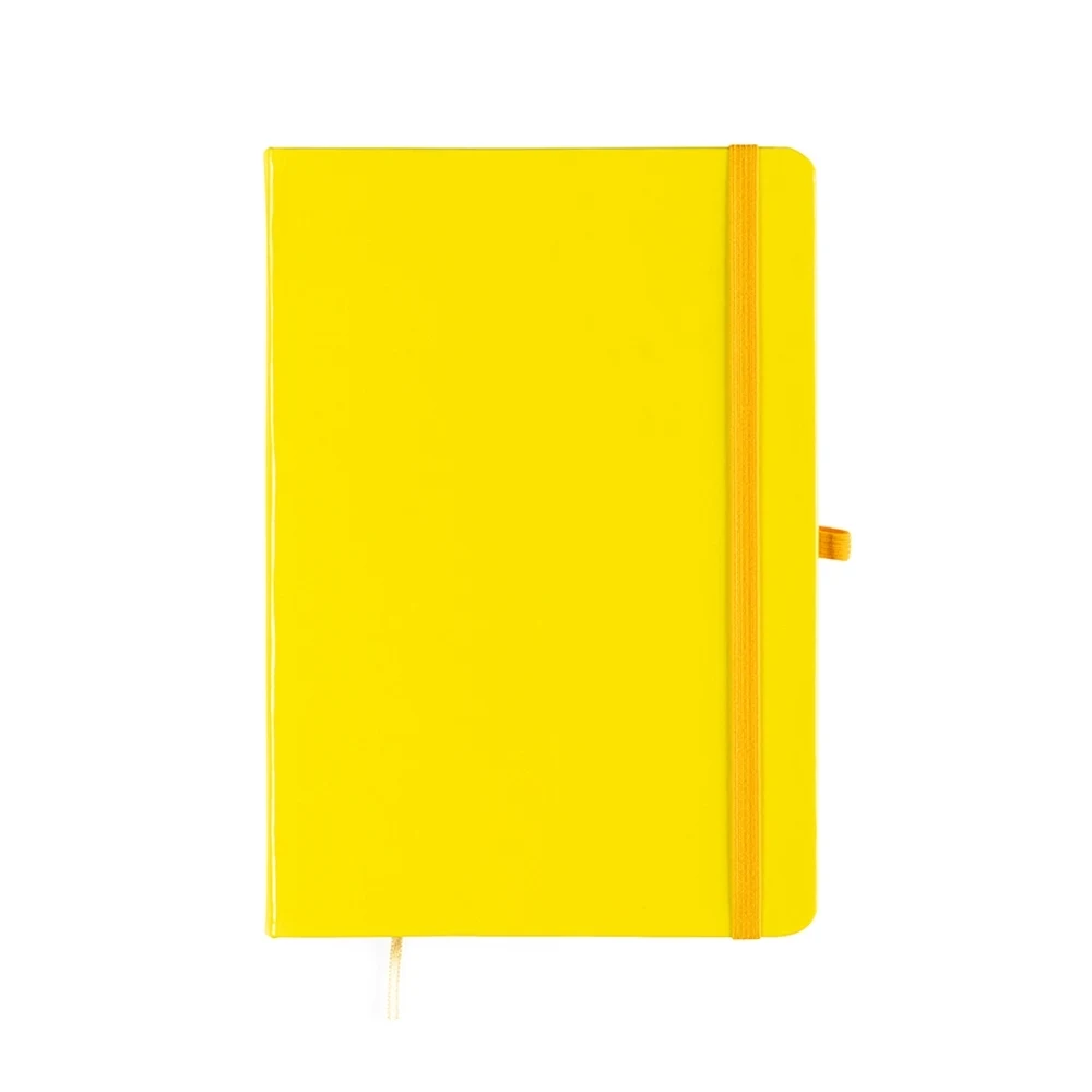 Caderneta Laminada Sem Pauta, cor AMARELO