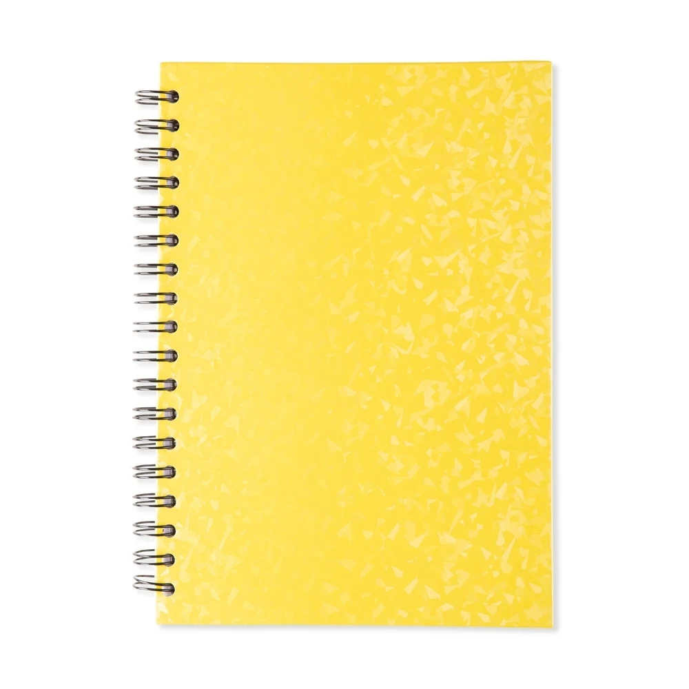 Caderno Holográfico Com Pauta, cor AMARELO