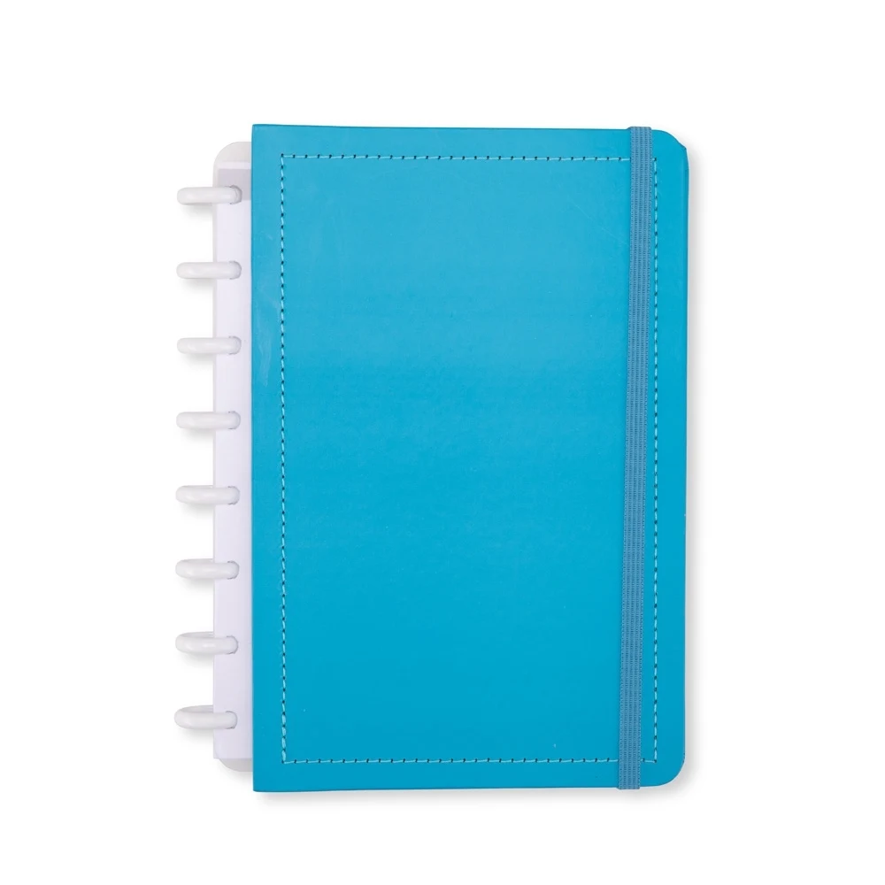 Caderno de Disco, cor AZUL