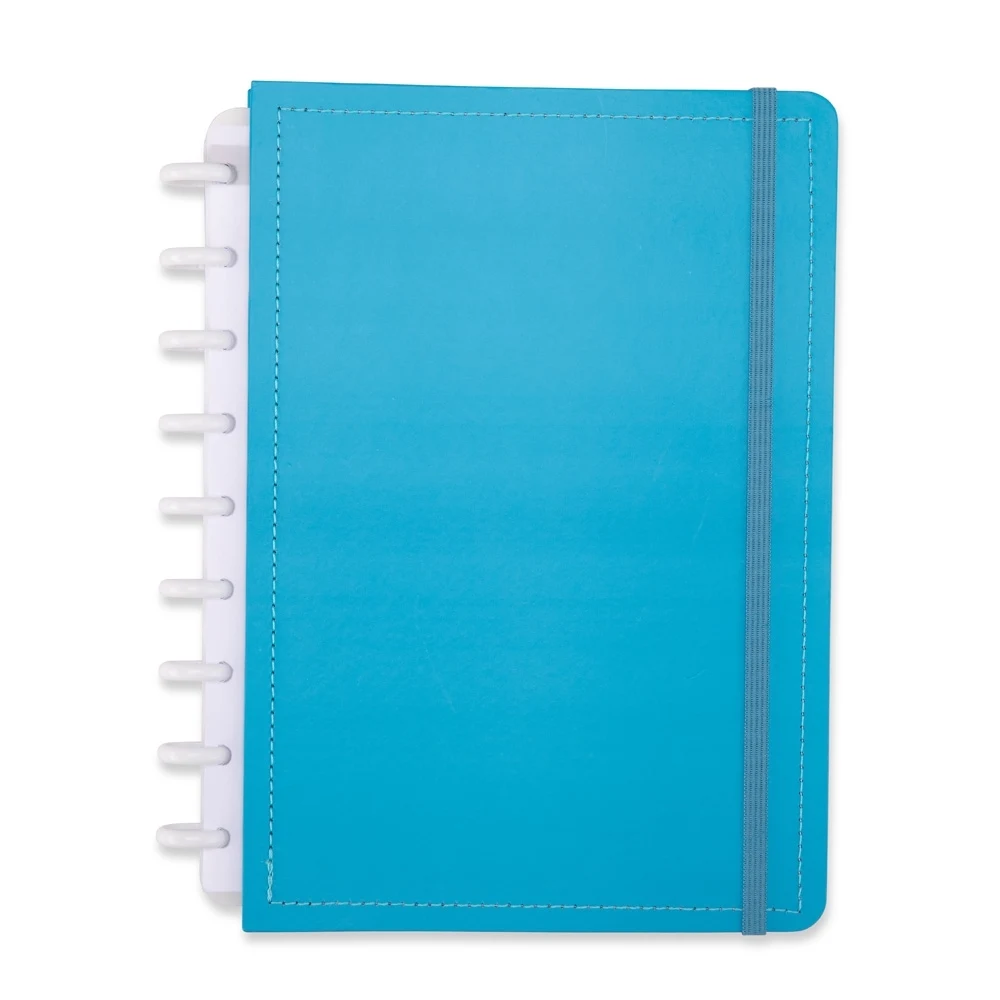 Caderno de Disco, cor AZUL