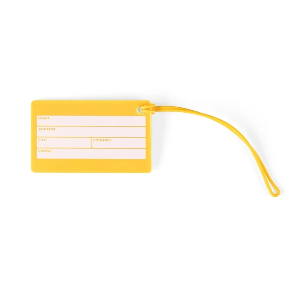 Tag Identificador de Bagagem, cor AMARELO