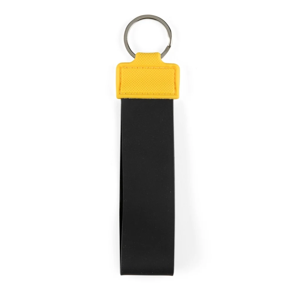 Chaveiro Alça Emborrachado, cor AMARELO