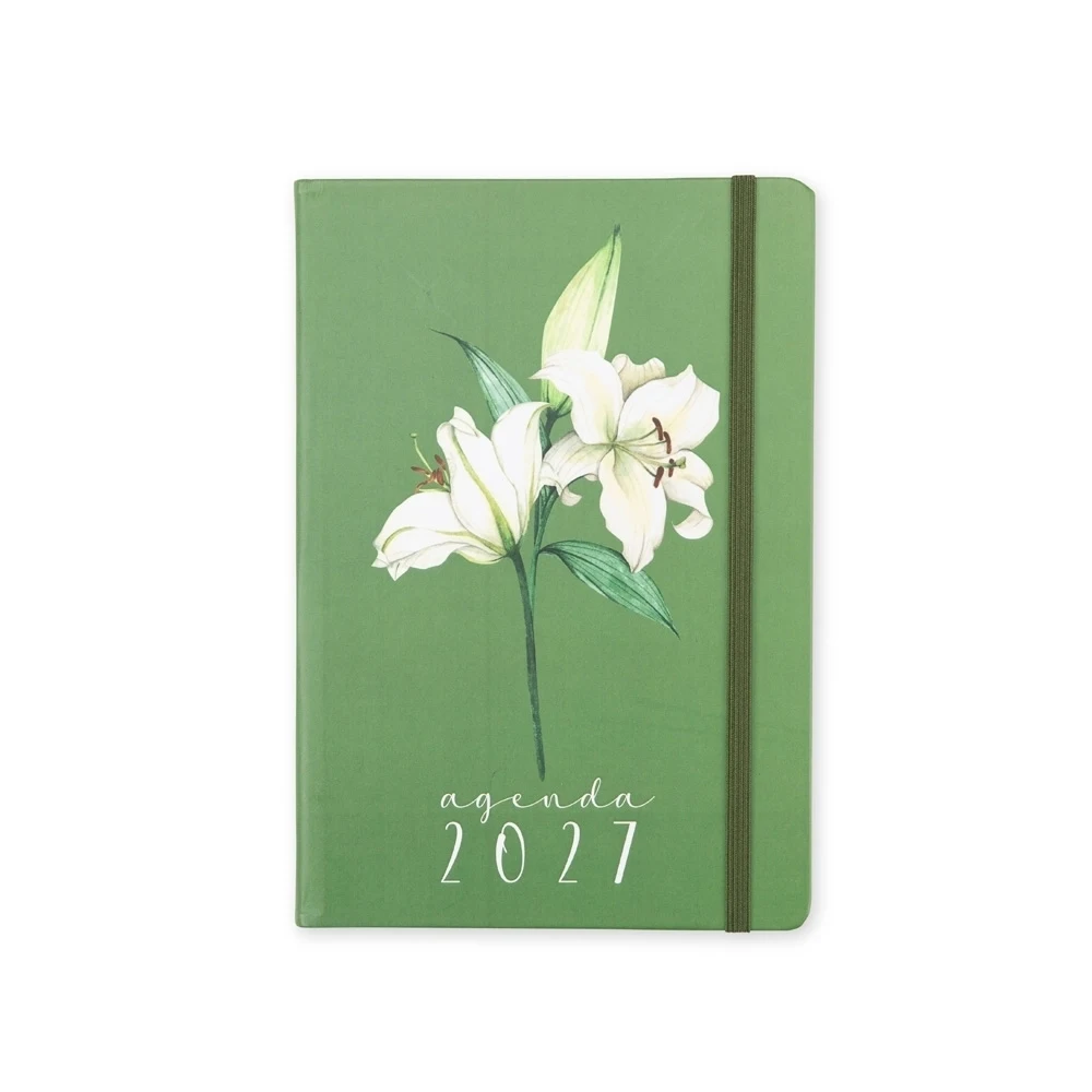 Agenda Diária 2027, cor VERDE