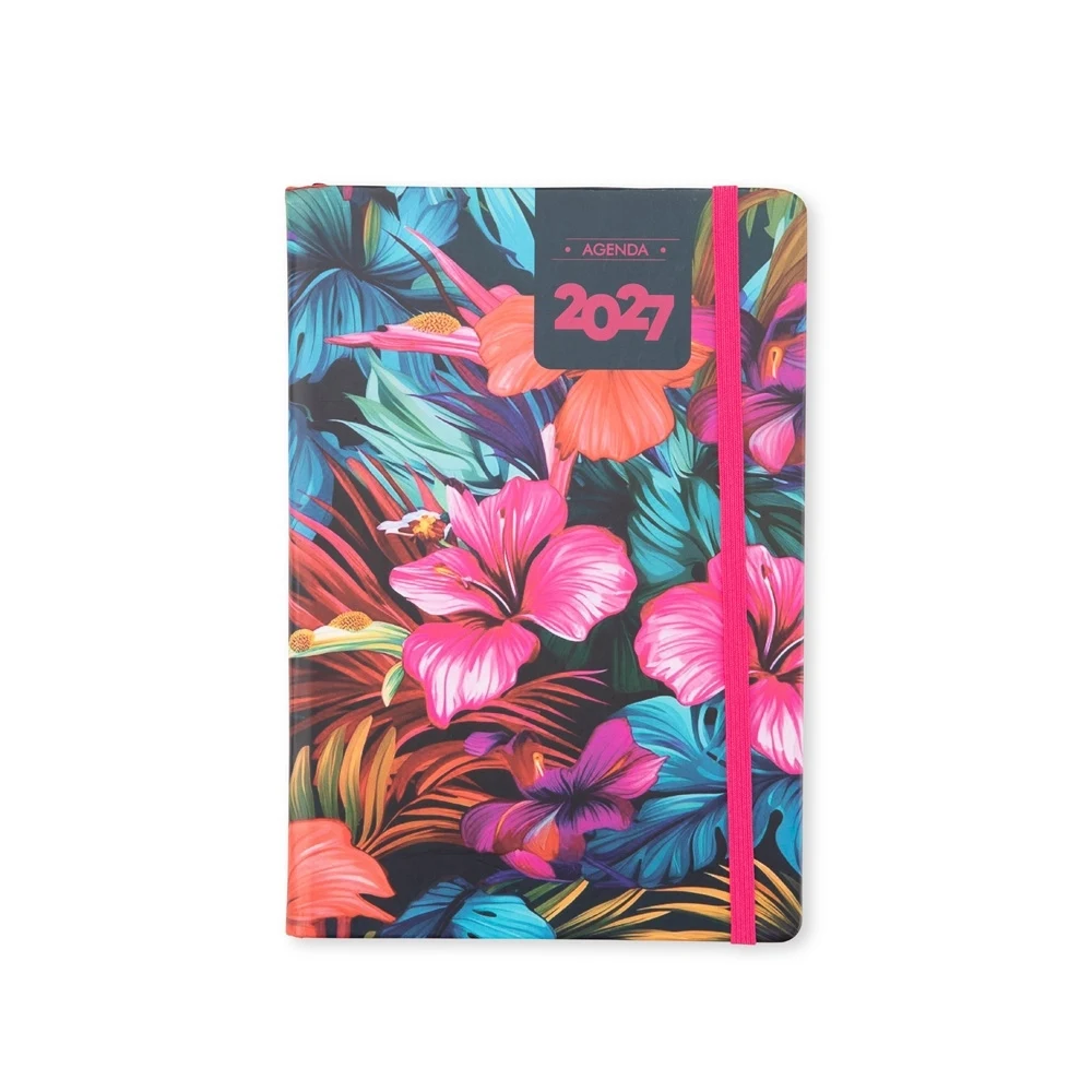 Agenda Diária 2027, cor FLORAL