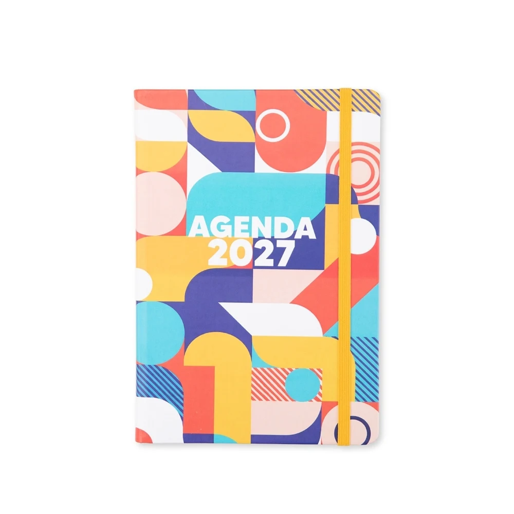 Agenda Diária 2027, cor COLORIDO
