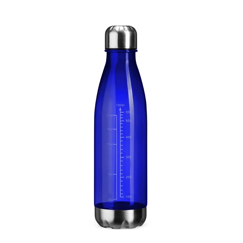 Garrafa Plástica 750ml, cor AZUL