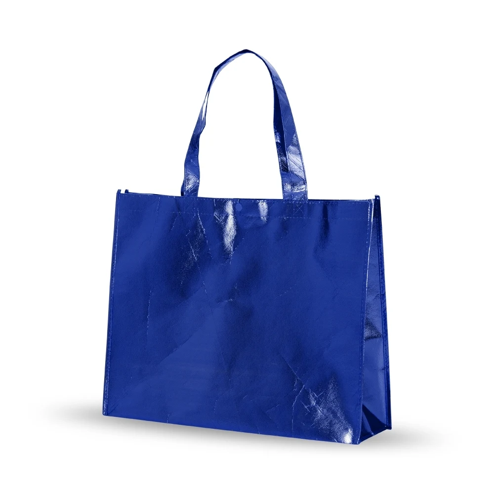 Sacola TNT Metalizada, cor AZUL