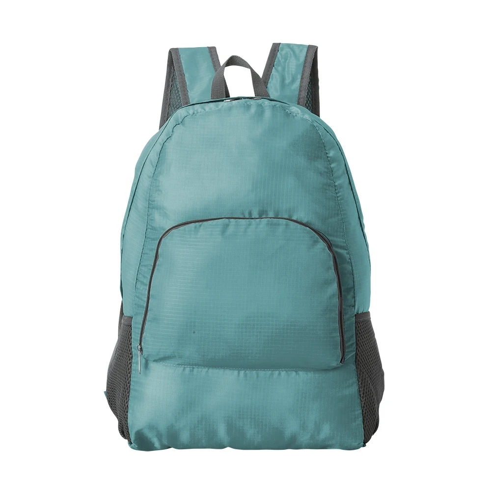 Mochila de Nylon Dobrável 21L, cor AZUL CLARO