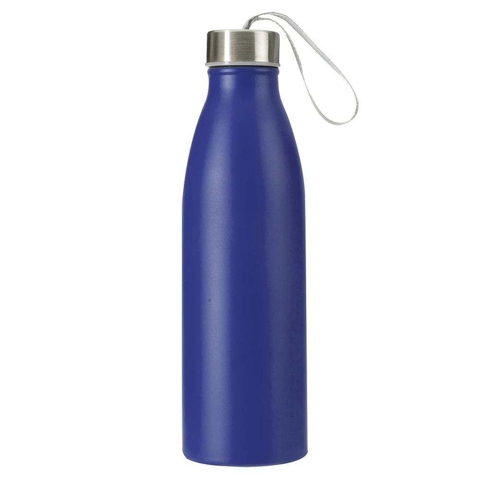 Garrafa Inox 750ml, cor AZUL