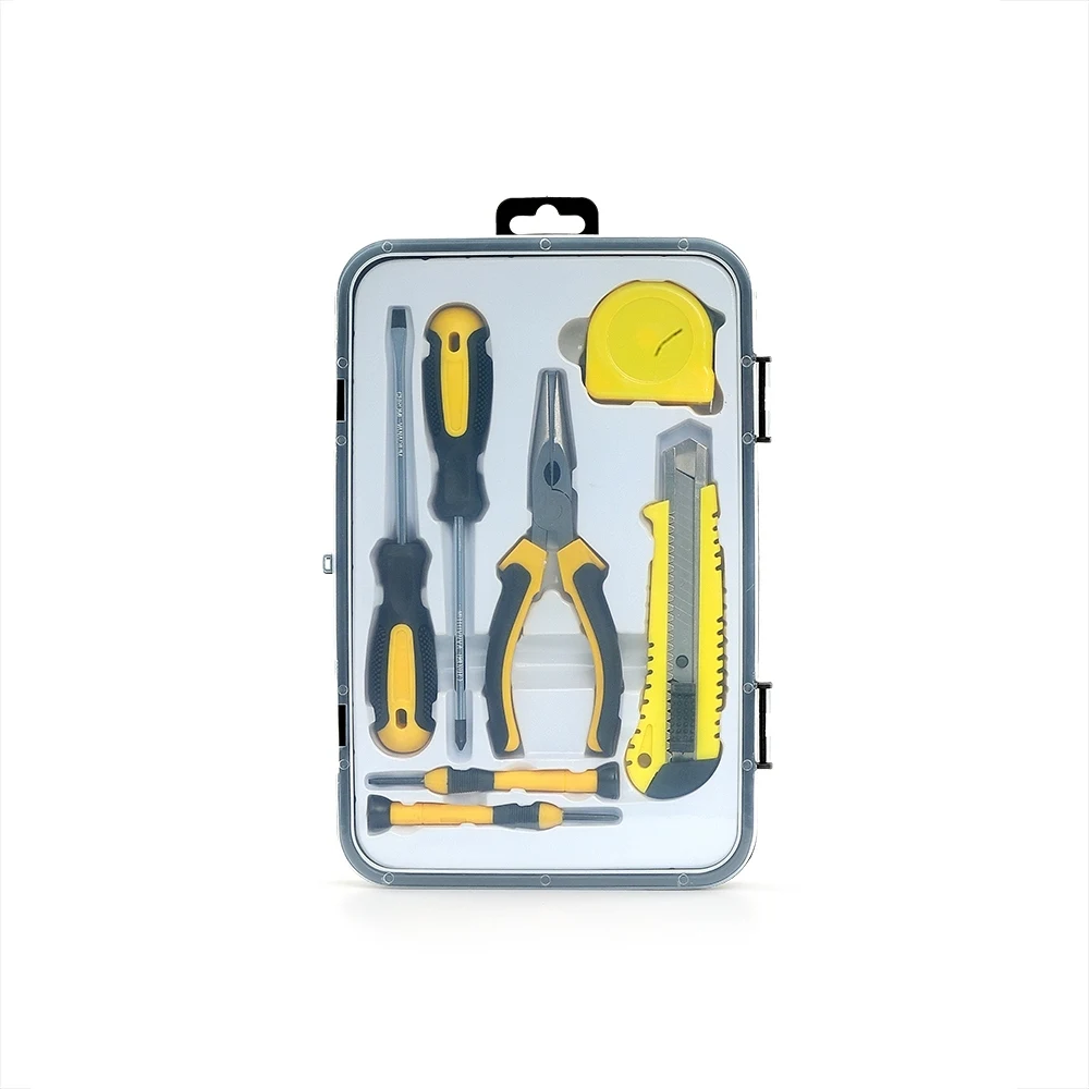 Kit Ferramentas 7 Peças, cor PRETO