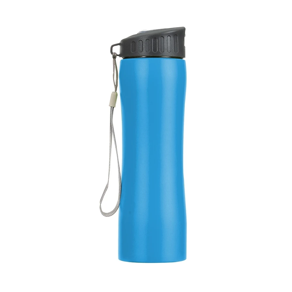 Squeeze Inox 600ml, cor AZUL CLARO