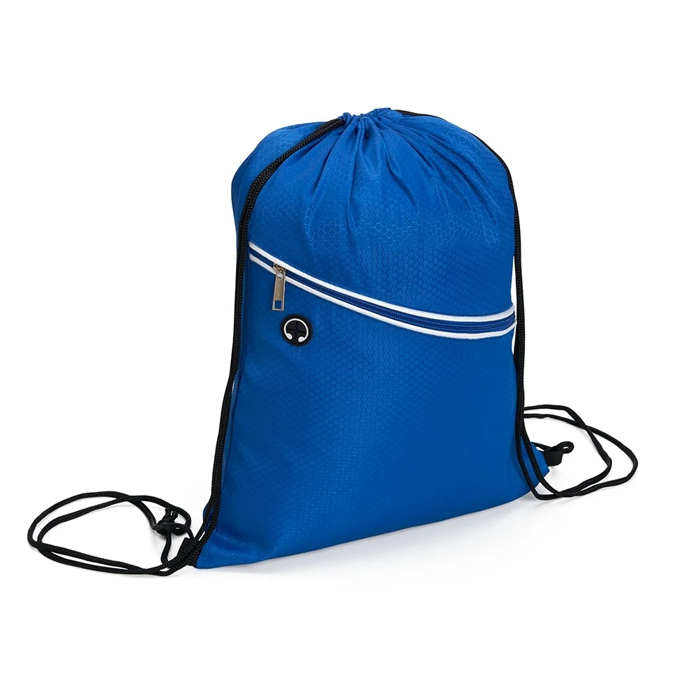 Mochila Saco Poliéster, cor AZUL