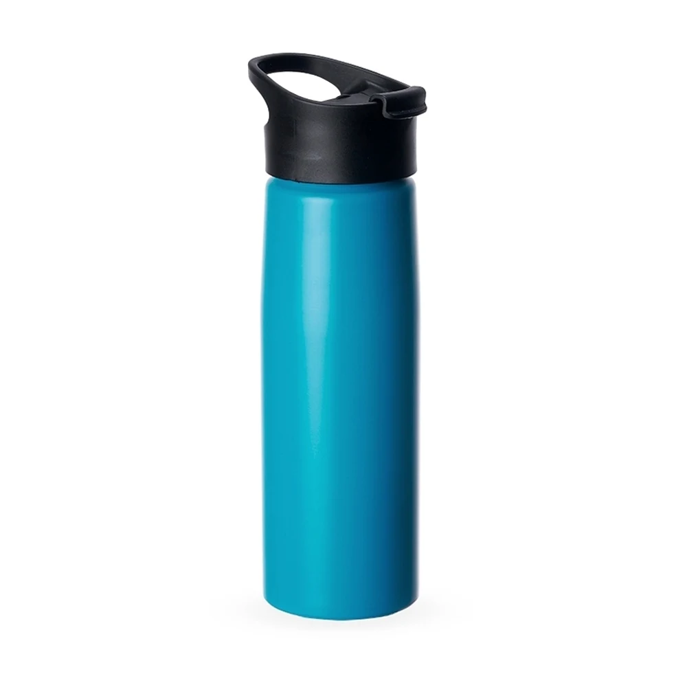Squeeze Alumínio 750ml, cor AZUL CLARO