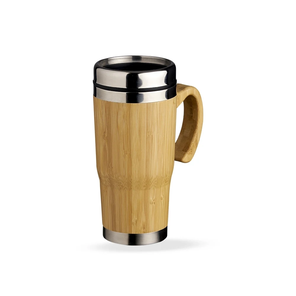 Caneca Bambu 450ml, cor BAMBU