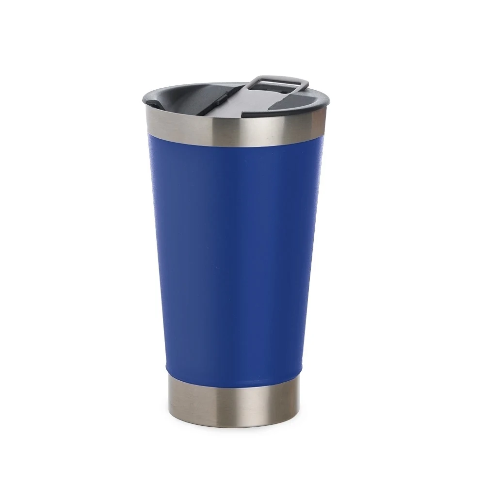 Copo Térmico 500ml com Abridor, cor AZUL 1