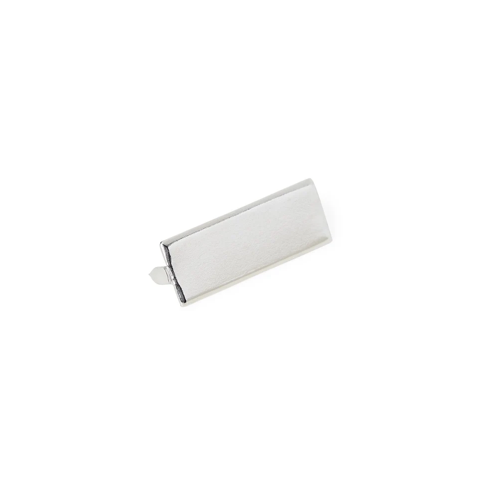 Plaquinha Metálica, cor INOX