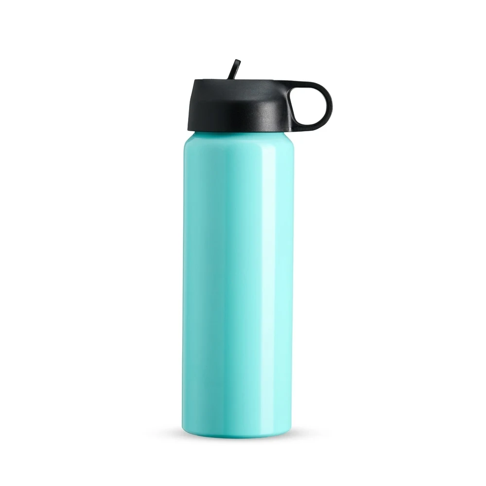 Squeeze Alumínio 800ml, cor AZUL CLARO