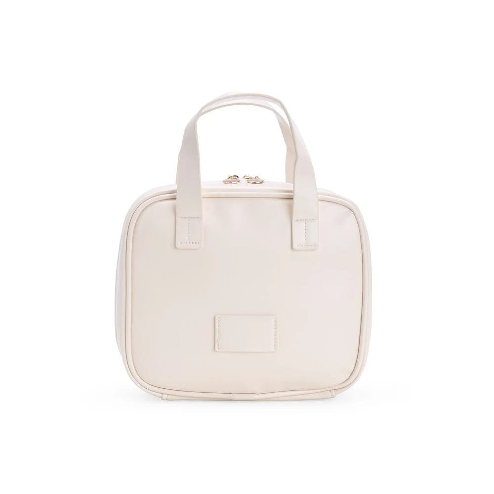 Nécessaire de Couro Sintético, cor BRANCO