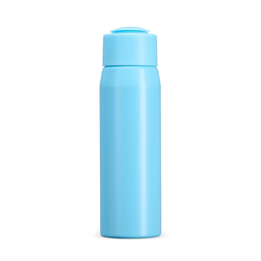 Garrafa de Alumínio 600ml, cor AZUL CLARO