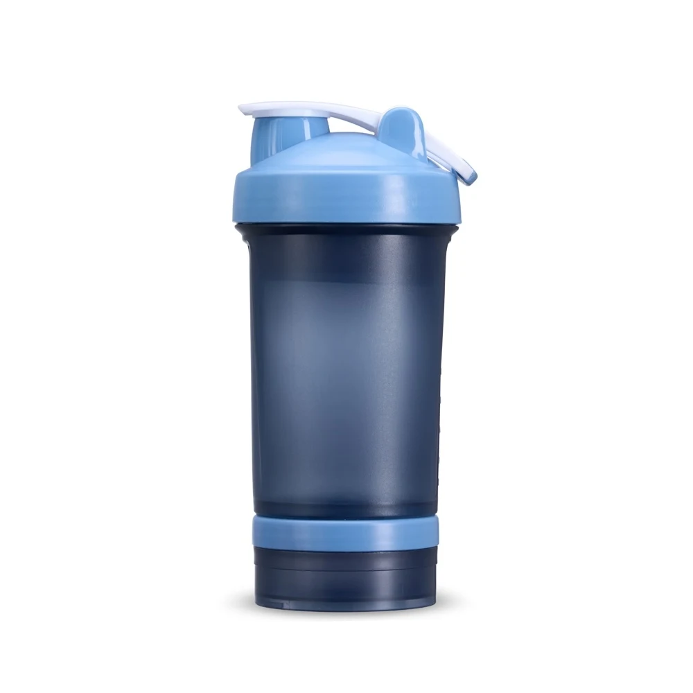 Coqueteleira Plástica 500ml, cor AZUL
