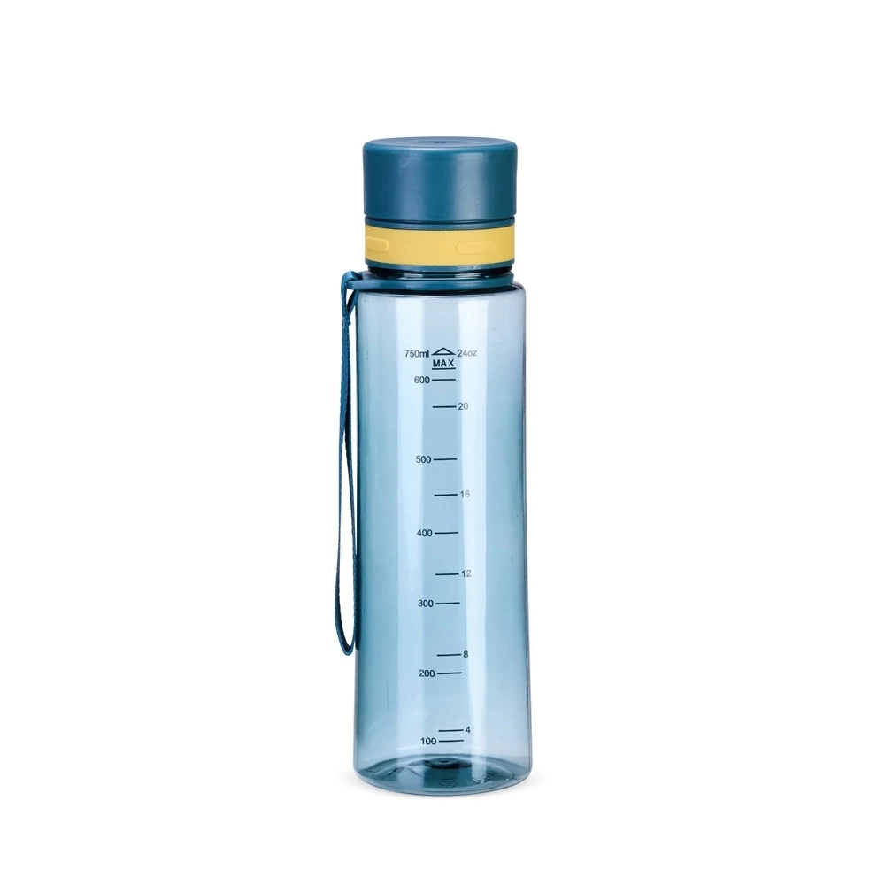 Garrafa Plástica 780ml, cor AZUL CIANO
