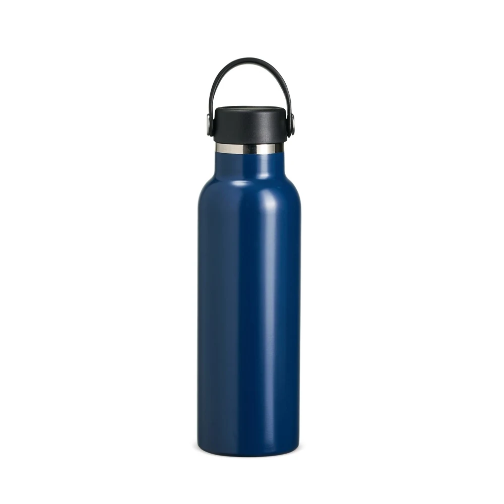 Garrafa Térmica Inox 550ml, cor AZUL