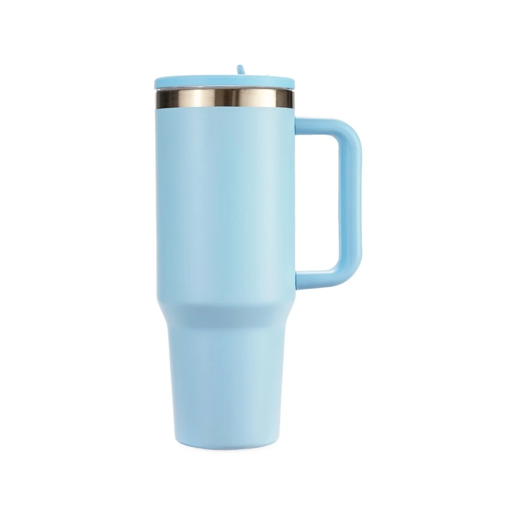 Caneca Térmica 1,2L, cor AZUL CLARO