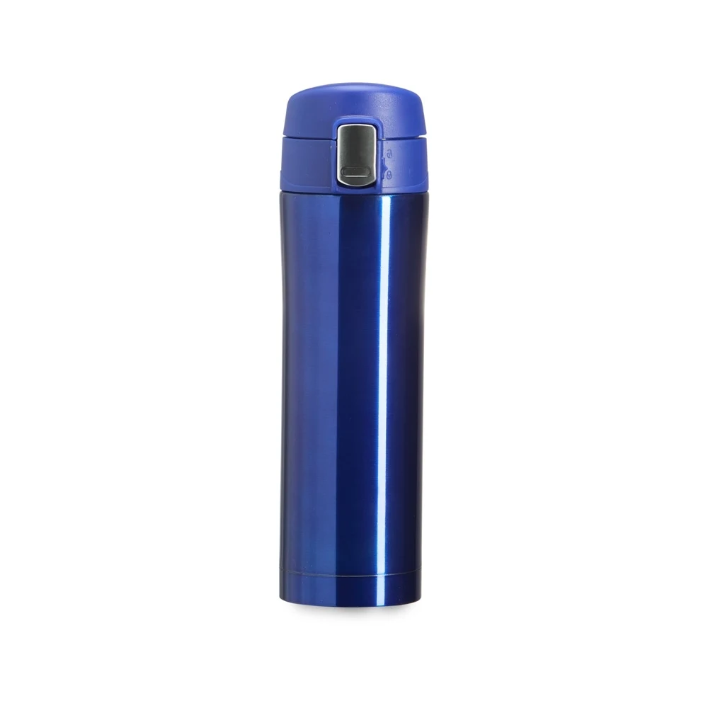 Garrafa Térmica Inox 450ml, cor AZUL