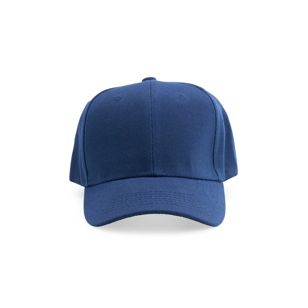 Boné Poliéster Aba Curva, cor AZUL ESCURO