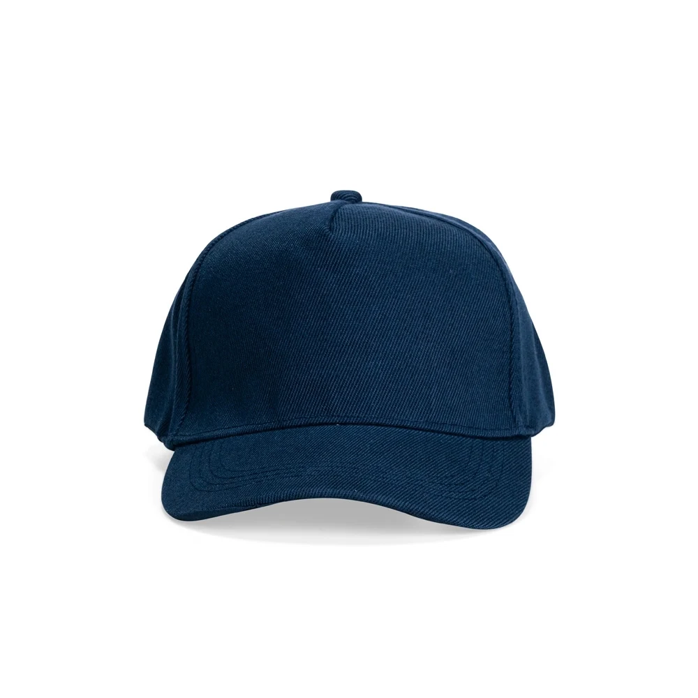 Boné Poliéster Aba Curva, cor AZUL ESCURO