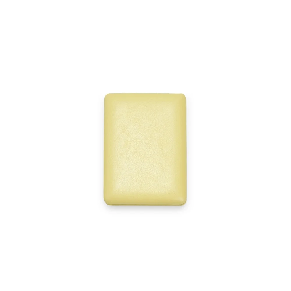 Espelho Duplo PU, cor AMARELO