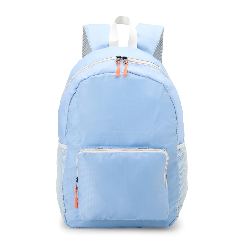 Mochila de Nylon Dobrável 24L, cor AZUL CLARO