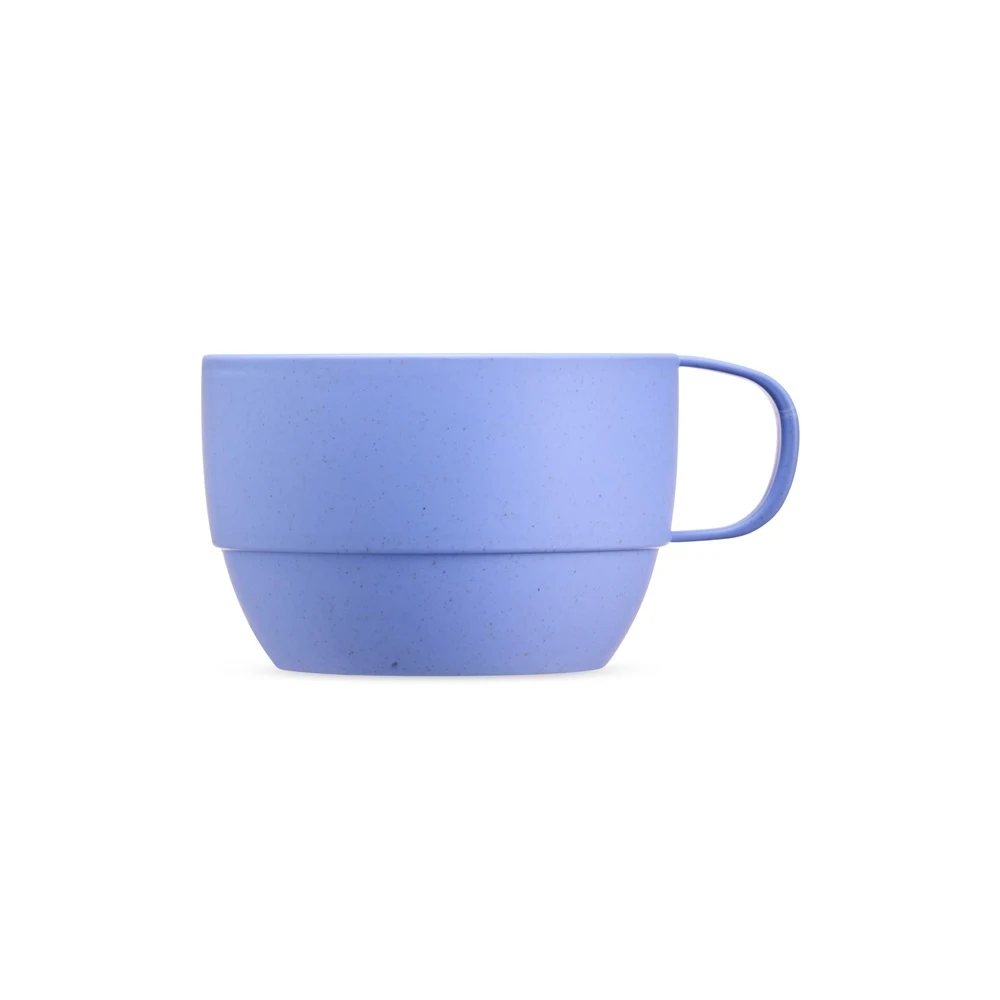 Caneca Palha de Trigo 300ml, cor AZUL