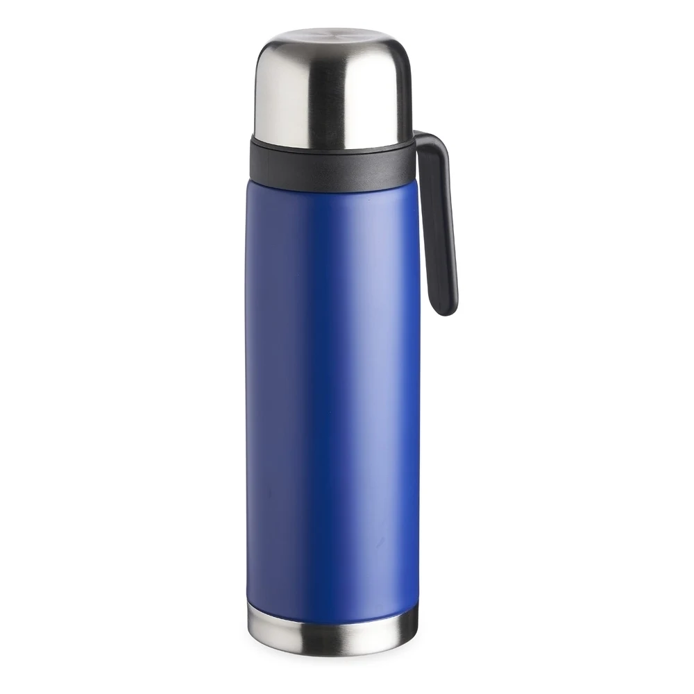 Garrafa Térmica Inox 900ml, cor AZUL