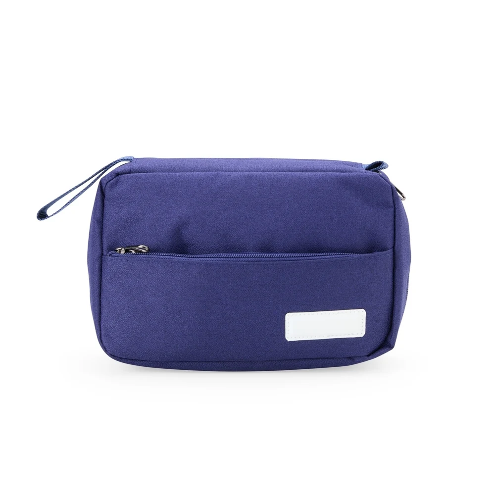 Nécessaire com 3 Compartimentos, cor AZUL ESCURO