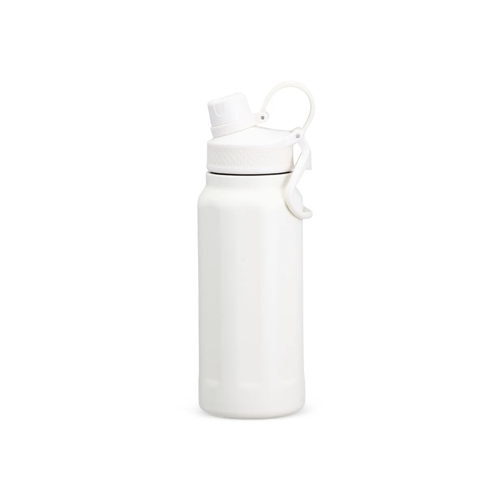 Garrafa Térmica com Alça 750ml, cor BRANCO