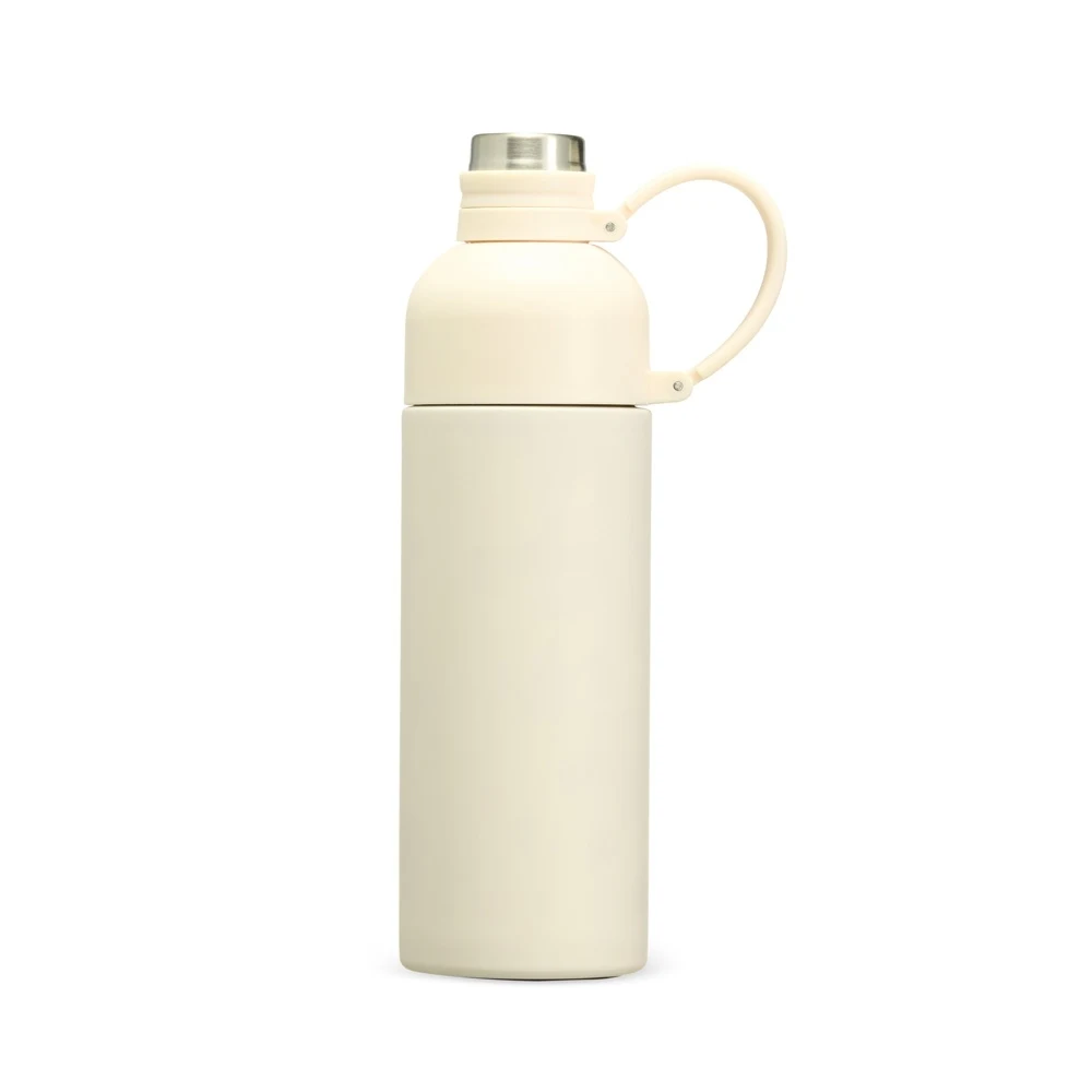 Garrafa Térmica 460ml, cor CREME