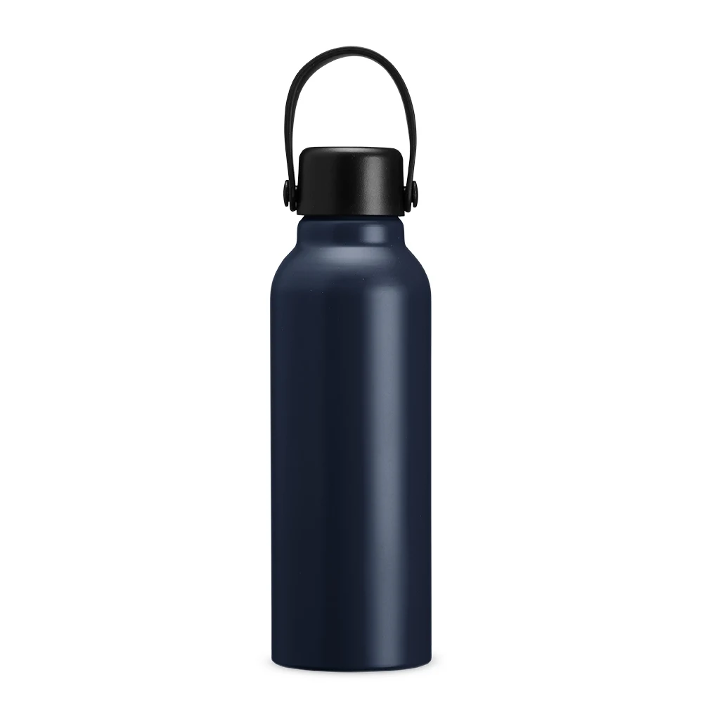 Garrafa Alumínio 800ml, cor AZUL