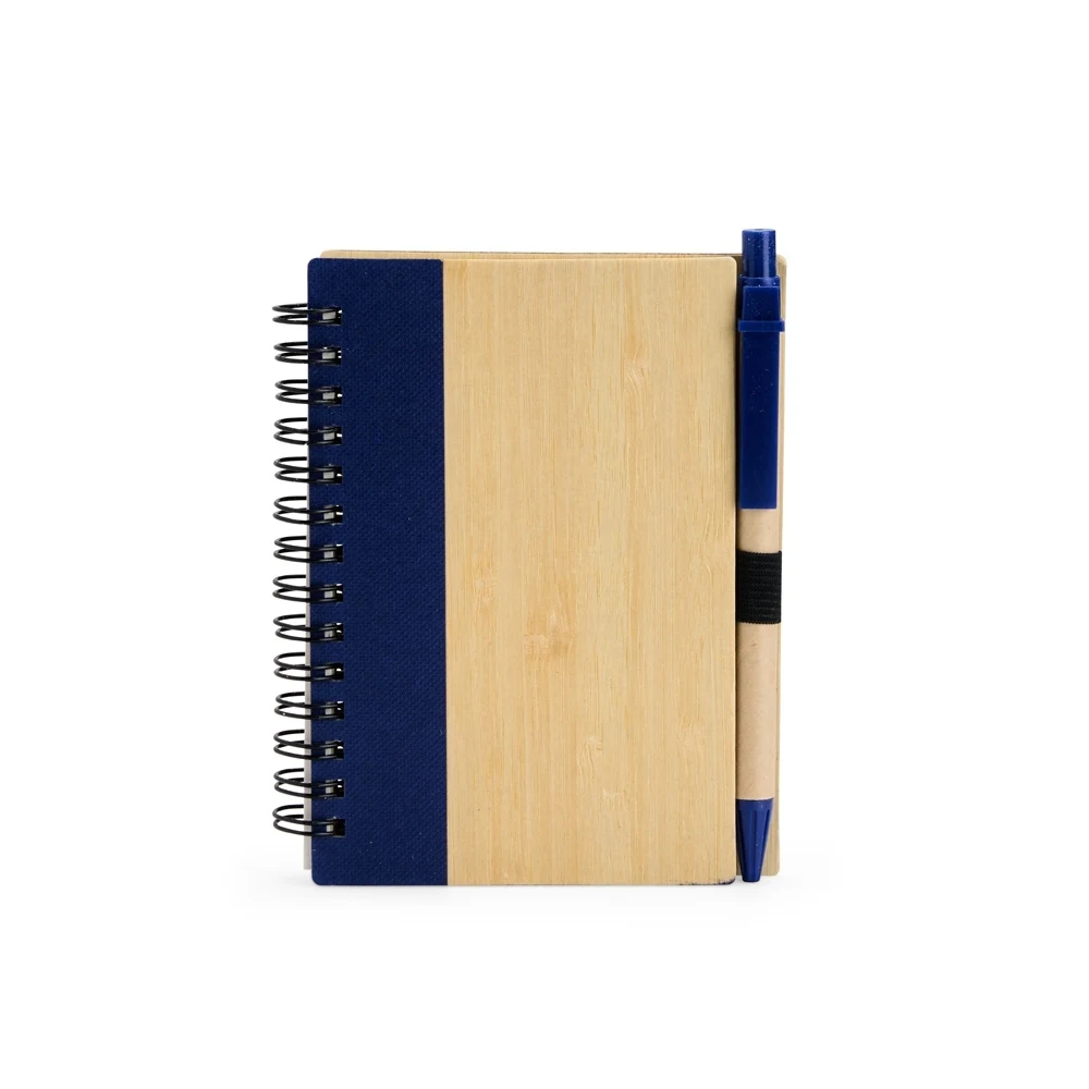 Caderno Ecológico com Caneta, cor AZUL