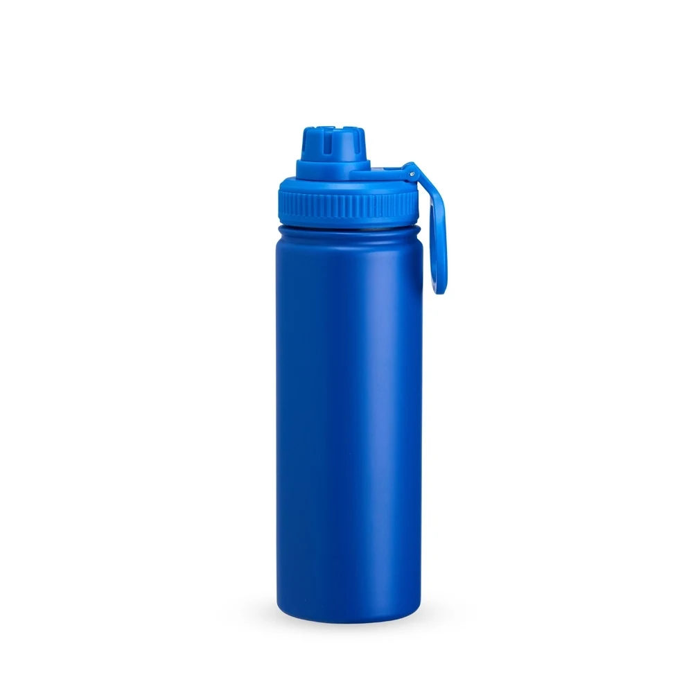 Garrafa Inox 750ml, cor AZUL