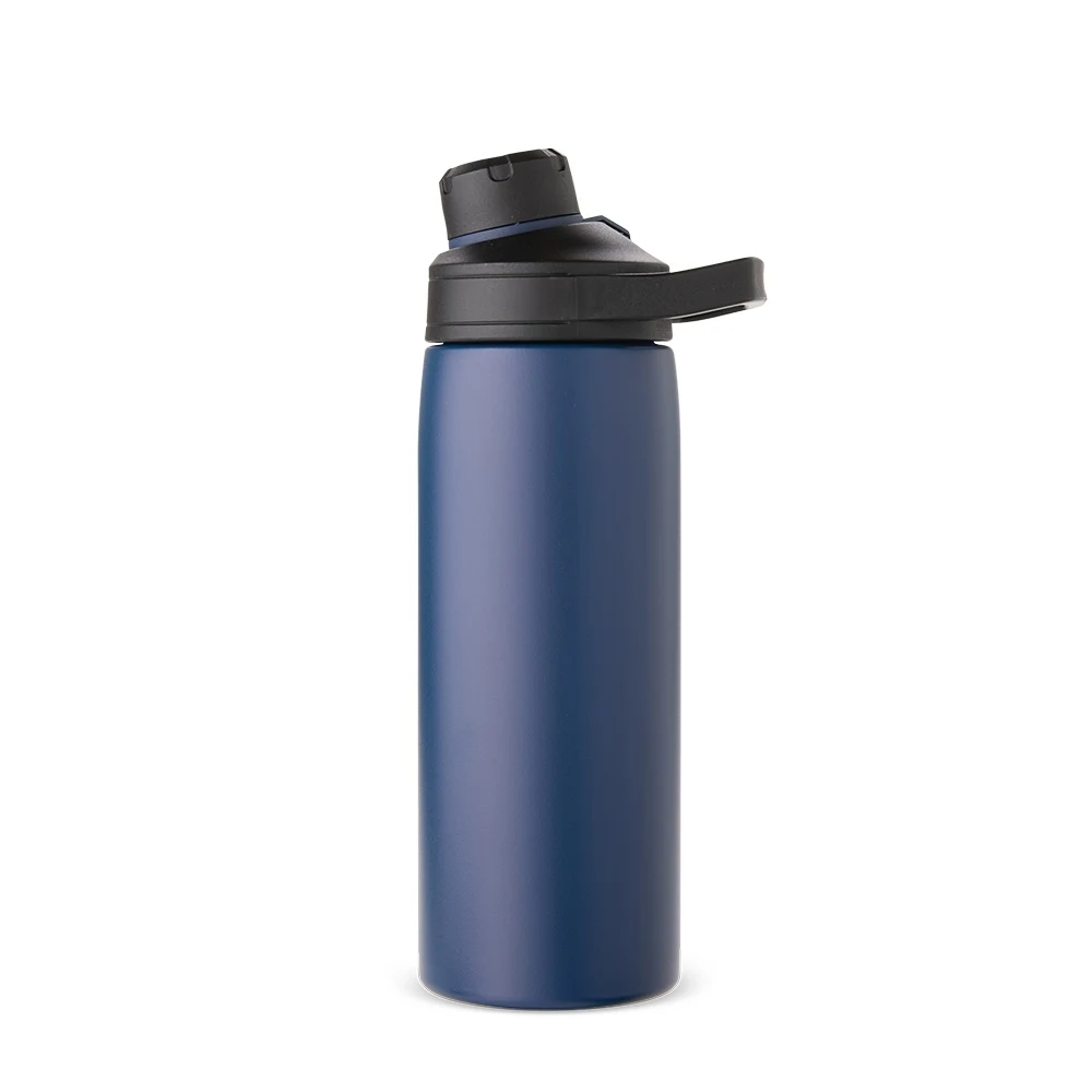 Garrafa Térmica 600ml, cor AZUL ESCURO